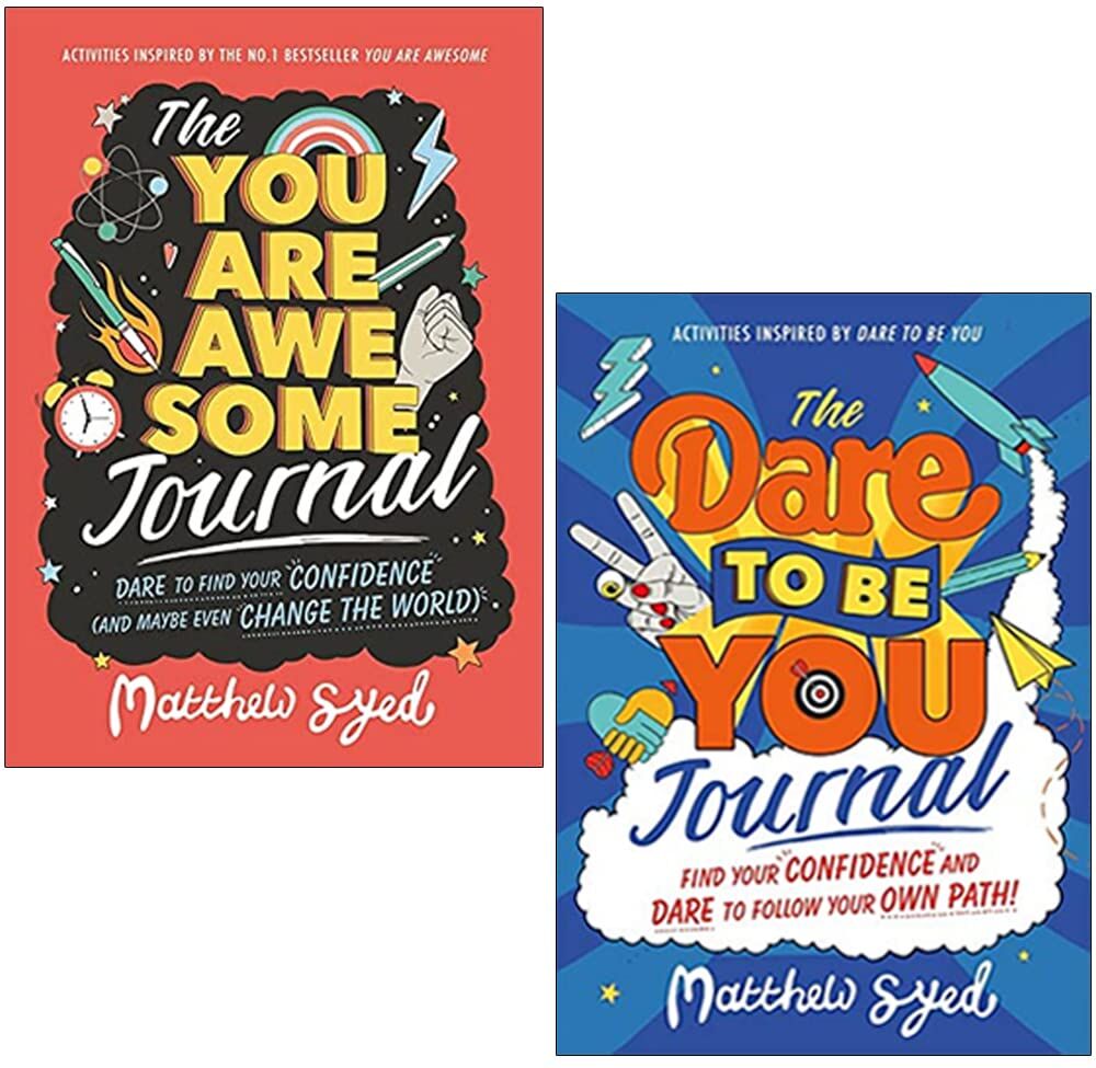 Wren & Rook Matthew Syed Journal Set – You Are Awesome & Dare to Be You (2 Books)