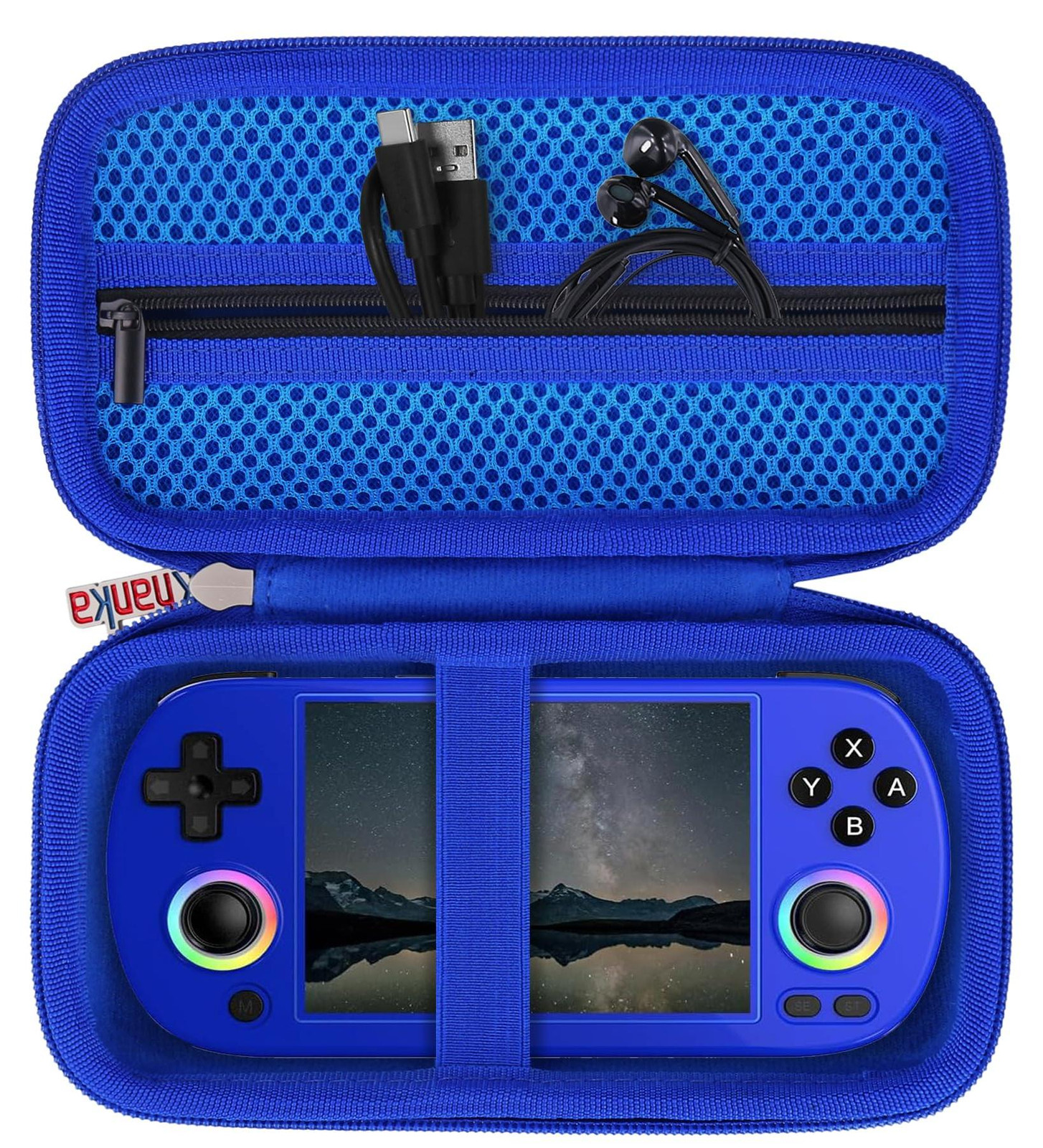 Selius Harde Hoes voor 4,0-inch Gameconsole, Blauw