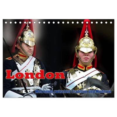 London - Metropole zwischen Tradition und Moderne (Tischkalender 2027 DIN A5 quer), CALVENDO Monatskalender