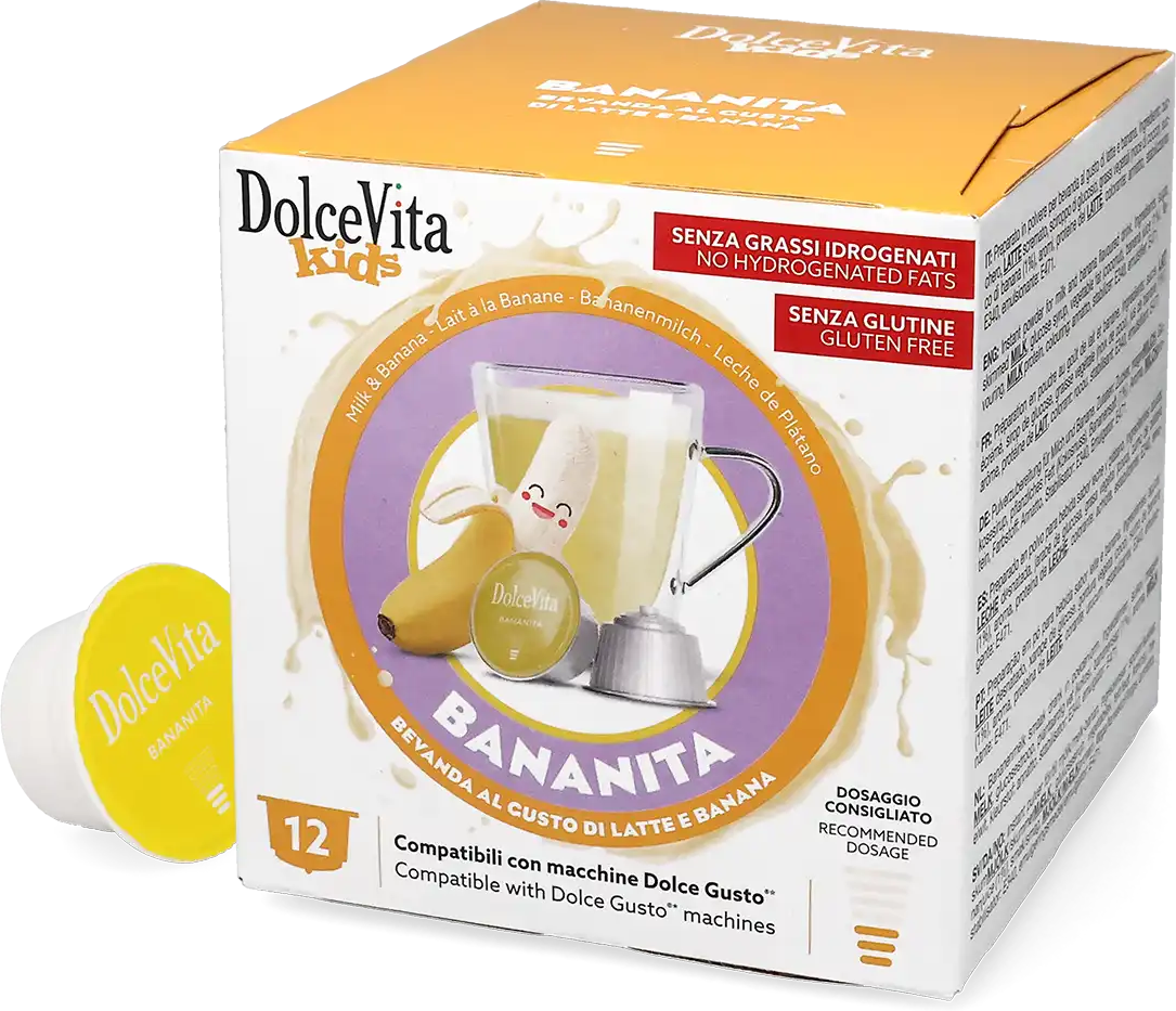 Dolce Vita   Bananita - 12 capsules voor Dolce Gusto