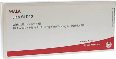 WALA Heilmittel GmbH LIEN GL D 12 Ampullen 10X1 ml 03356536