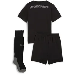 PUMA Borussia Mönchengladbach Ausweich-Minikit 2024/25 Kinder 08 - PUMA black/PUMA aged silver 92