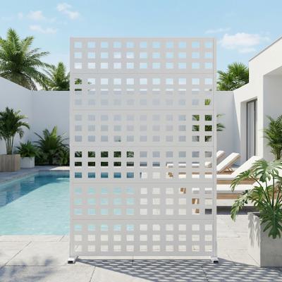 Dovelina Outdoor Rectangle Privacy Screens Metal Screen Fence Panel