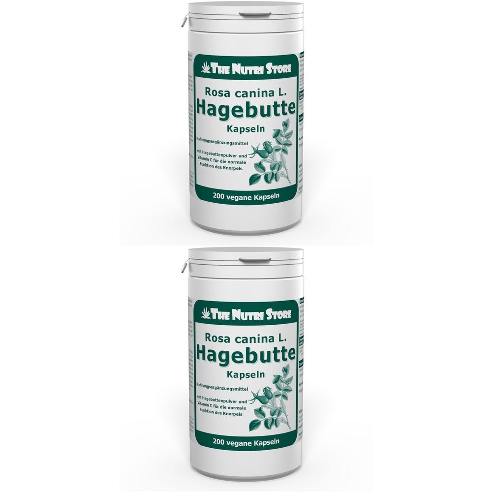 Hagebutte 750 mg Rosa canina L.Kapseln 2x 2x200 St Kapseln