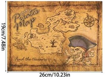 Uplift Picks Vintage Pirate Treasure Hunt Map For Kids a
