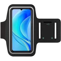 SmartFitness Huawei Nova Y70 Handy Sport Armband, Smartphone Sportarmband, Schwarz