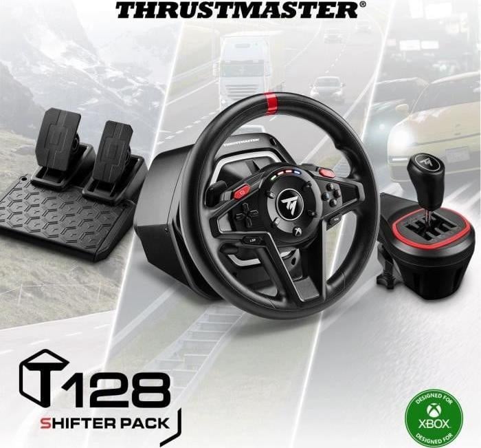 Thrustmaster T128 Shifter Pack Racing Wheel voor Xbox en PC