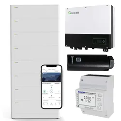 Growatt SPH4000TL BL-UP 4kW Hybrid Wechselrichter mit 20.4kWh Solarspeicher-Set
