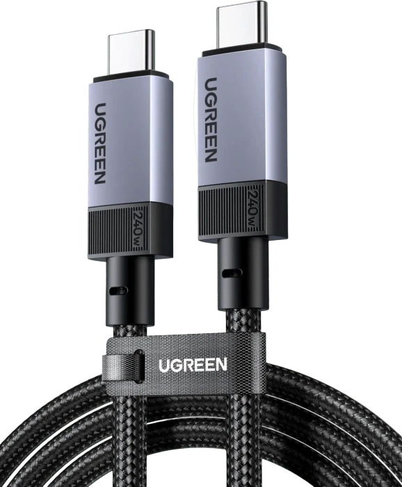UGREEN USB4 Gen 3 240 W Max Space Gray 1 m