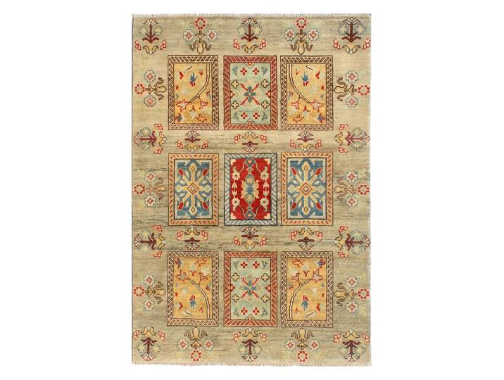 Kazak Ghazni Teppich 106x155 Handgeknüpft Orientteppich Wolle