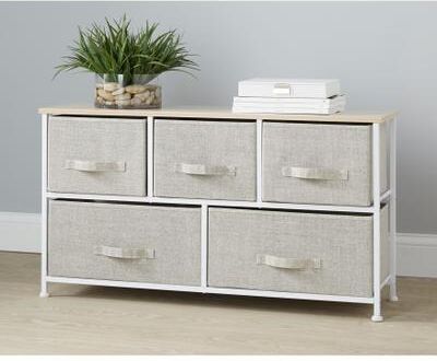 5-Drawer Eve Storage Dresser by BrylaneHome in Natural