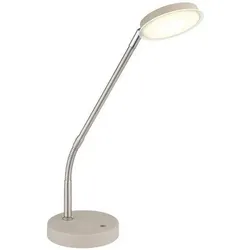 Globo, Tischlampe, Tischleuchte 6,5w LED Cct (Silvio Sandfarben)