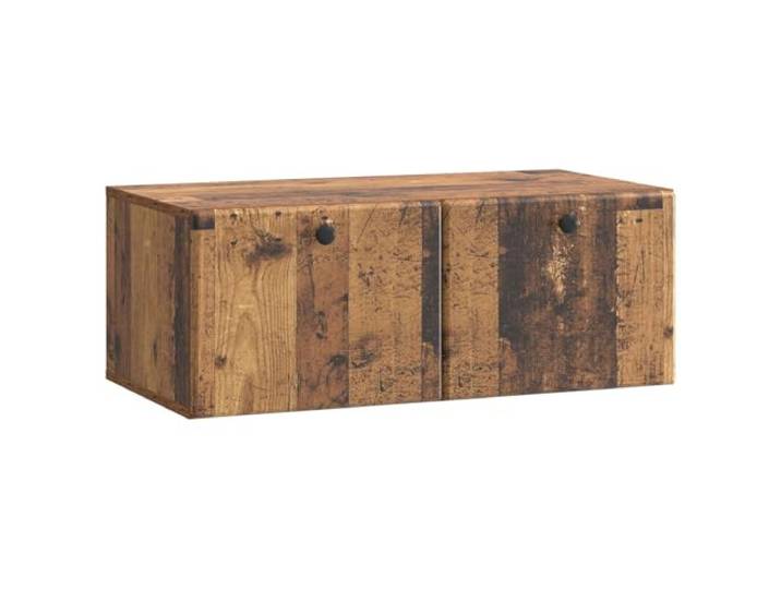 Makastle Wandmontierter TV-Schrank Altholz 78,5x41x30 cm