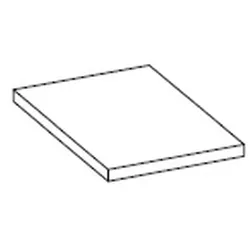 KBS Gastrotechnik KBS Schneidbrett aus Kunststoff 600 mm für Neutralelemente geeignet