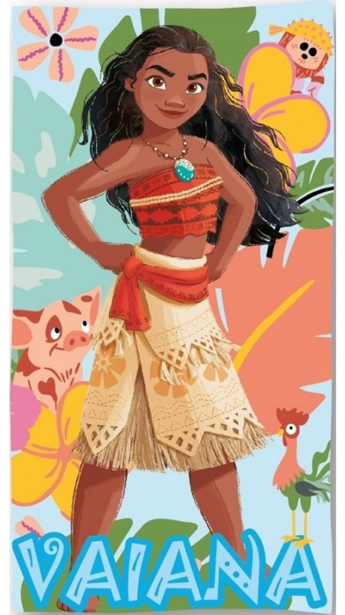 Disney Vaiana Strandlaken Handdoek 70 x 140 cm