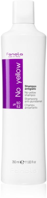 Fanola No Yellow Shampoo Shampoo neutralisiert gelbe Verfärbungen 350 ml
