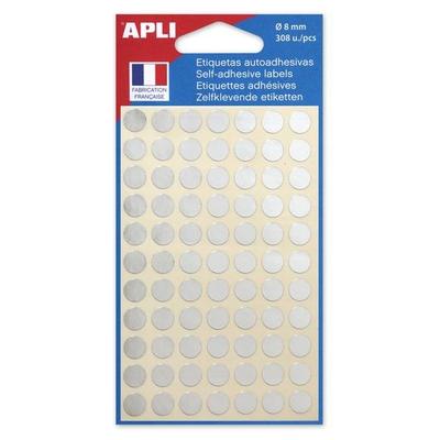 agipa APLI Markierungspunkte, rund, selbstklebend, silber