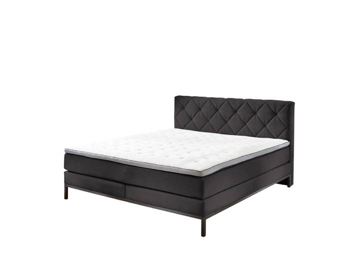 Sun Garden BX 2180 Rockaway Boxspringbett Massivholz/Stoff mit