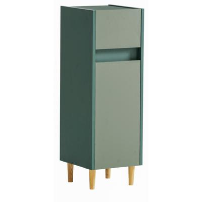 Unterschrank WELLTIME "Lovis, Unterschrank, Made in Germany, B: 30 cm", grün (waldgrün, pistazie), B:30,2cm H:90,3cm T:33cm, FSC-zertifizierter Holzwerkstoff, Schränke, Unterschrank, Solide Verarbeitung - Dieses Produkt ist in Deutschland gefertigt