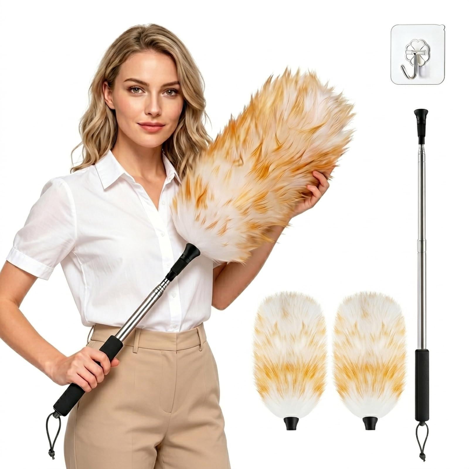 Dripio Wasbare Stofdoek van Lamswol, Uitschuifbaar tot 190 cm