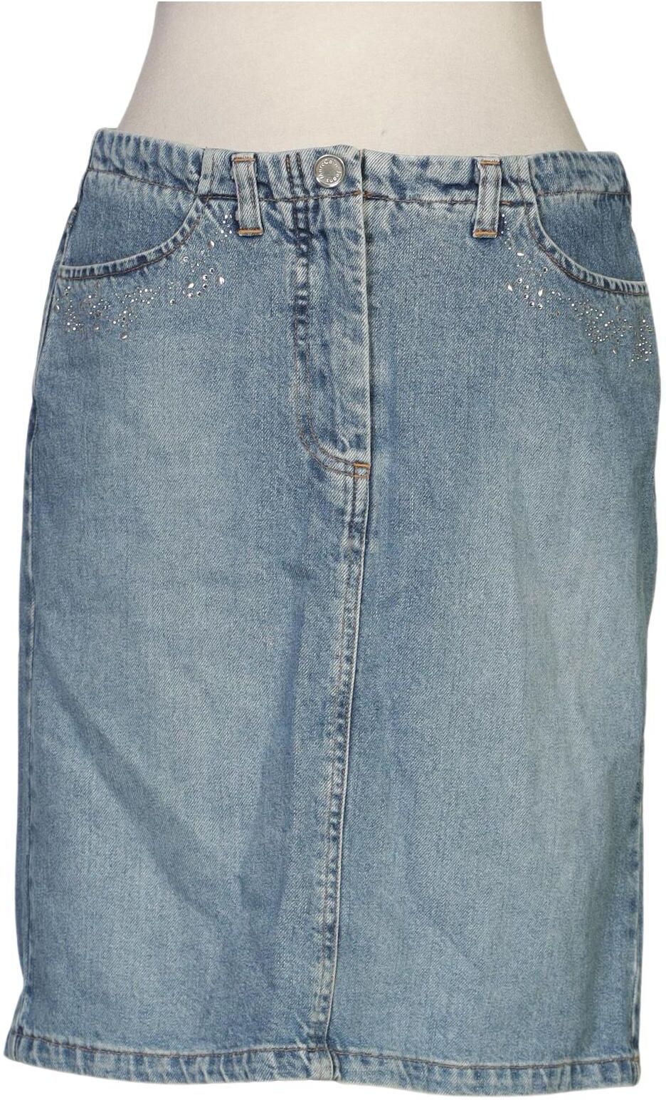 Cain Damen Rock, Hellblau, Gr. EU 36 (Marc Cain N2), Baumwolle - Second Hand