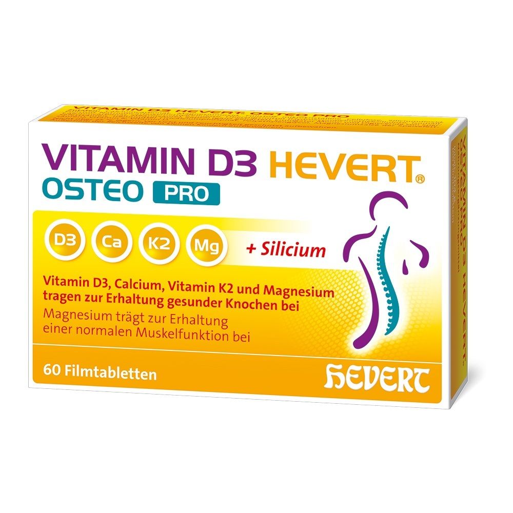Vitamin D3 Hevert Osteo Pro Filmtabletten 60 St