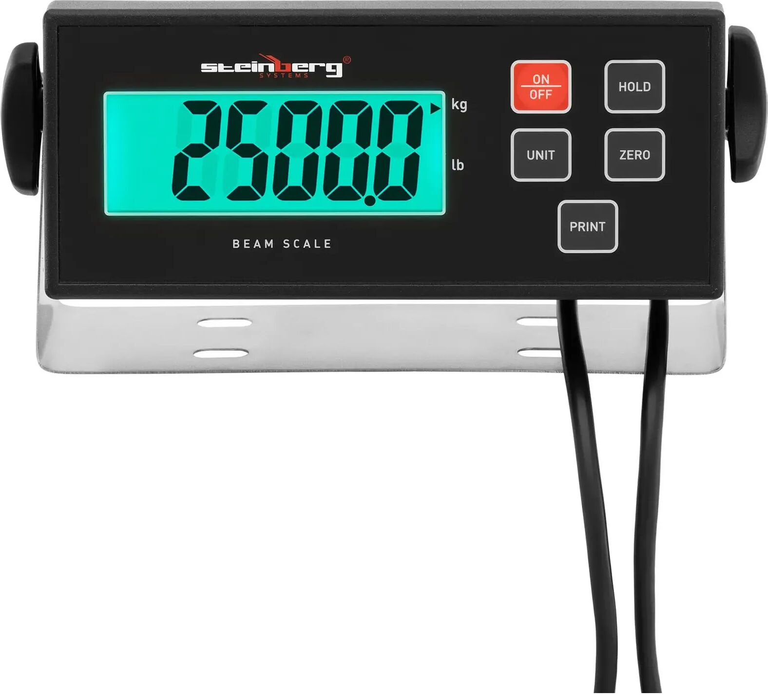 Steinberg Systems Lavavaaka - 2500 kg / 0,5 kg - 100 x 10 cm - ulkoinen LCD-näyttö SBS-BS-2500