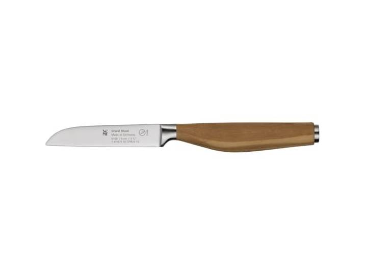 WMF Grand Wood Gemüsemesser 21 cm, Messer Holzgriff, Made in Germany, Olivenholzgriff Messer geschmiedet, Küchenmesser Spezialklingenstahl, Performance Cut, einzigartiger Griff, Klinge 9 cm