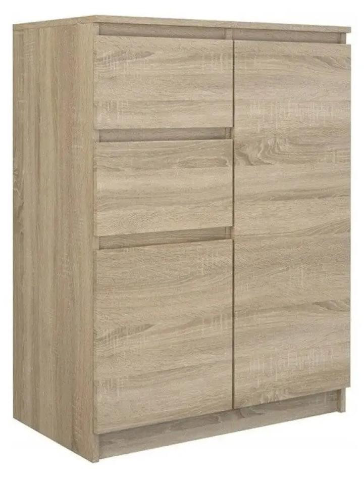 Topeshop 2D2S SONOMA moderne commode voor slaapkamer en woonkamer