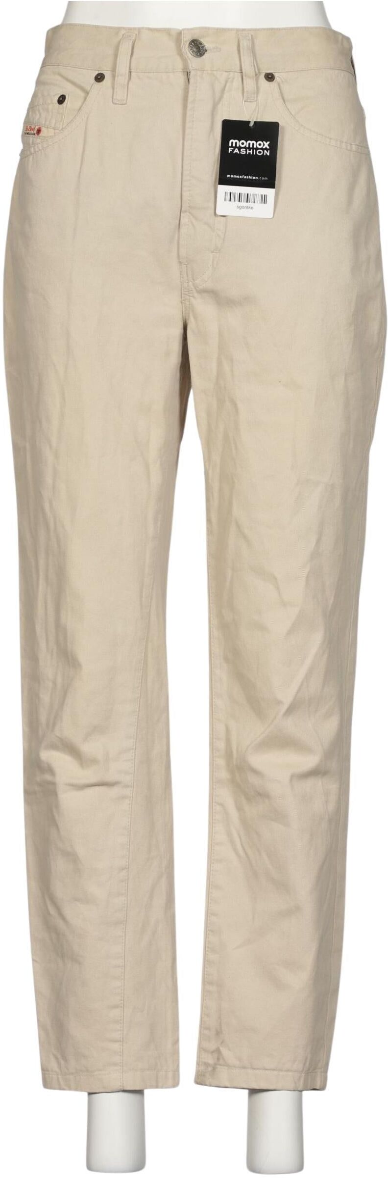 Diesel Damen Jeans, Beige, Gr. W30, Baumwolle - Second Hand
