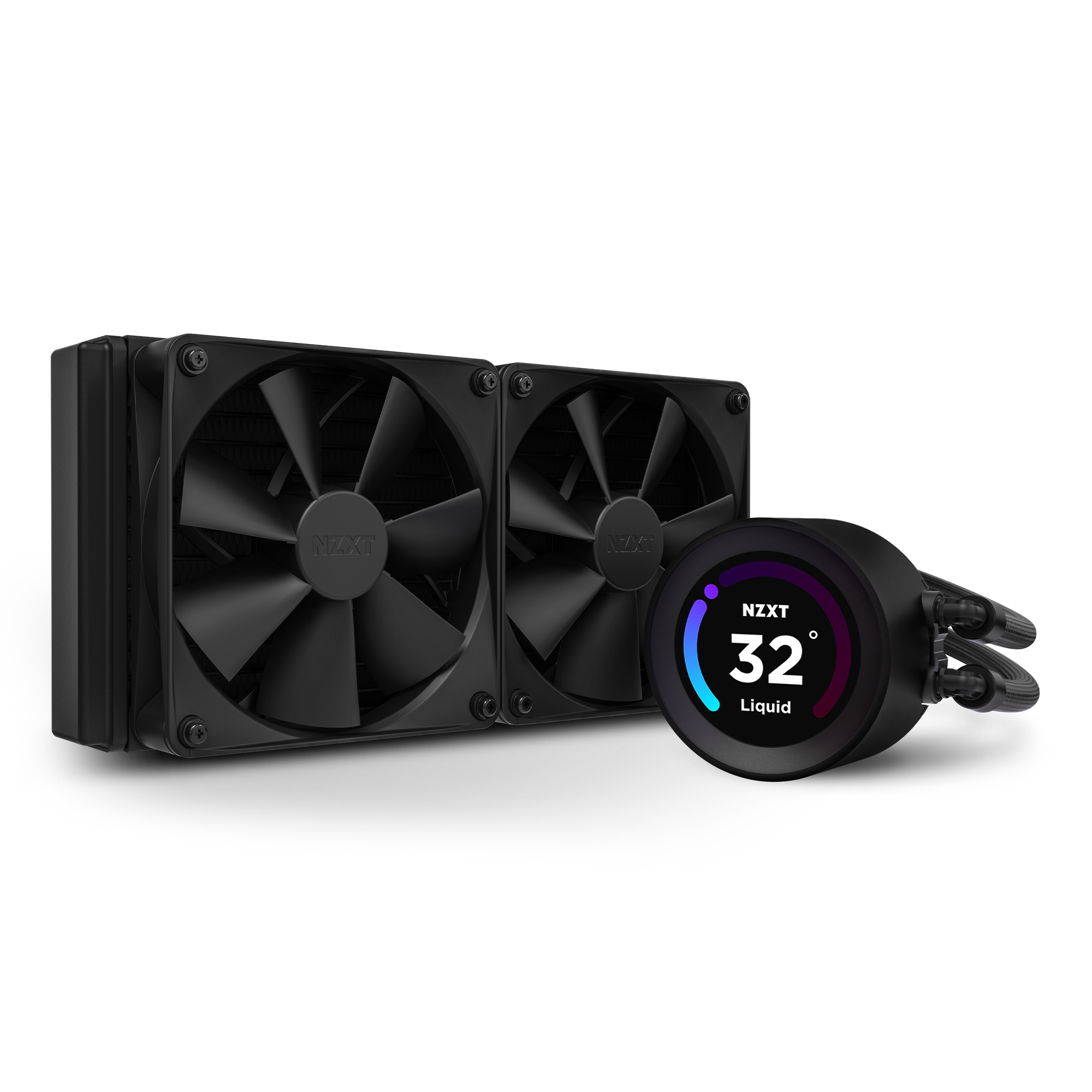 NZXT Kraken Elite 240, schwarz Wasserkühlung für AMD und Intel CPU RL-KN24E-B1