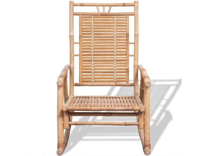 Fauteuils à bascule - Chaise à bascule en bambou - Marron - Adulte