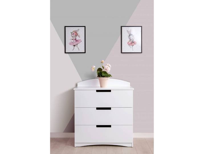 Commode 81 x 81 x 41cm Blanc