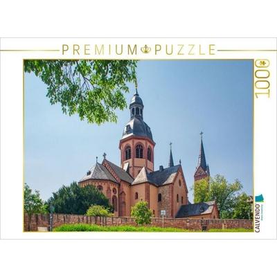 CALVENDO Puzzle Ein Motiv aus dem Kalender Seligenstadt - Die Stadt mit Geschichte und Flair | 1000 Teile Lege-Größe 64 × 48 cm Foto-Puzzle für