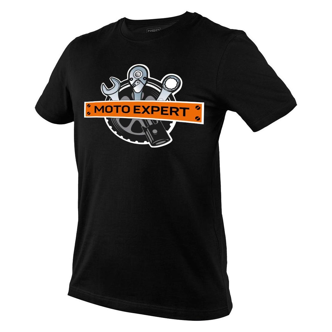 Neo T-Shirt mit Aufdruck, MOTO Expert, Grösse XXL (XXL) (TOP-81-643-XXL)