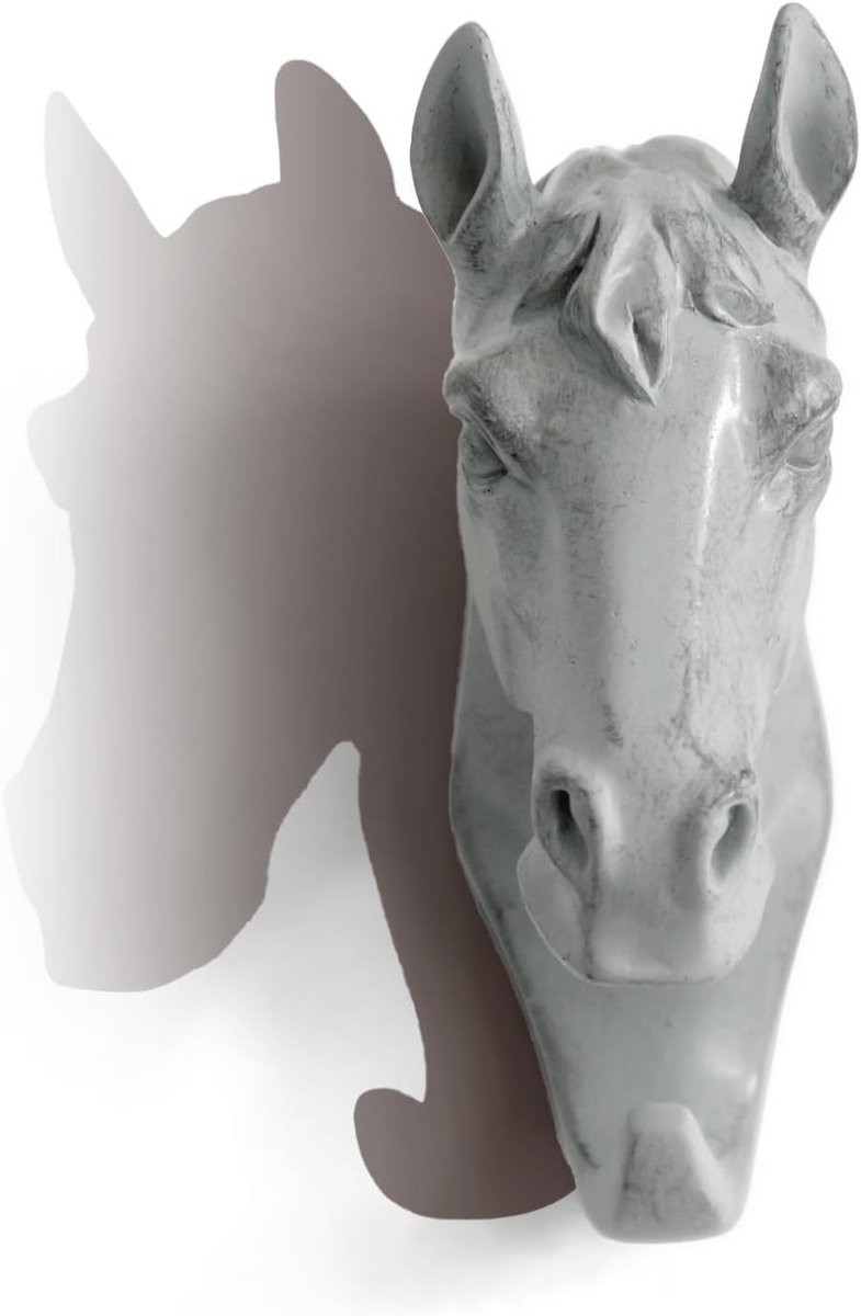 Decoratieve Wandhaak Paardenhoofd - Rustiek en Heavy Duty