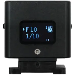KEKS KM-Q OLED digitaler Belichtungsmesser schwarz Display Rückseite