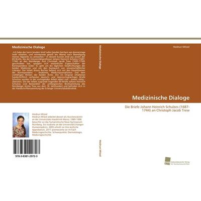 Medizinische Dialoge, Taschenbuch von Heidrun Mitzel, Südwestdeutscher Verlag für Hochschulschriften, 978-3-8381-2972-3