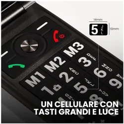 SPC Smartphone 2342N (Schwarz, Dual SIM, 4G), Smartphone, Schwarz