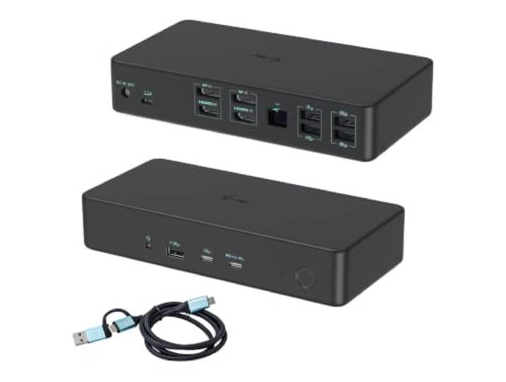 i-Tec Dockstation CADUAL4KDOCKPD2 Zwart