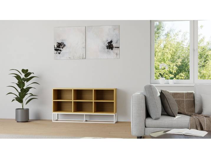 Offenes Sideboard aus Kirsche Kirsche (euro­päisch) Klarlack