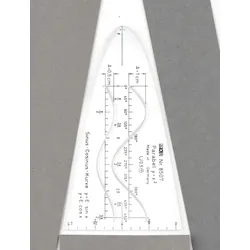 M + R Parabelschablone transparent