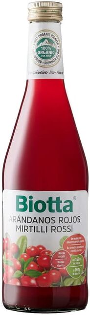 Biotta Sumo de Arandos Vermelhos Bio 500 ml