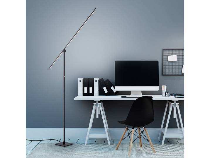 Grafo LED-Stehleuchte, black pearl, Touchdimmer - PURE PURE Grafo - Wohnzimmer - Modern - Metall