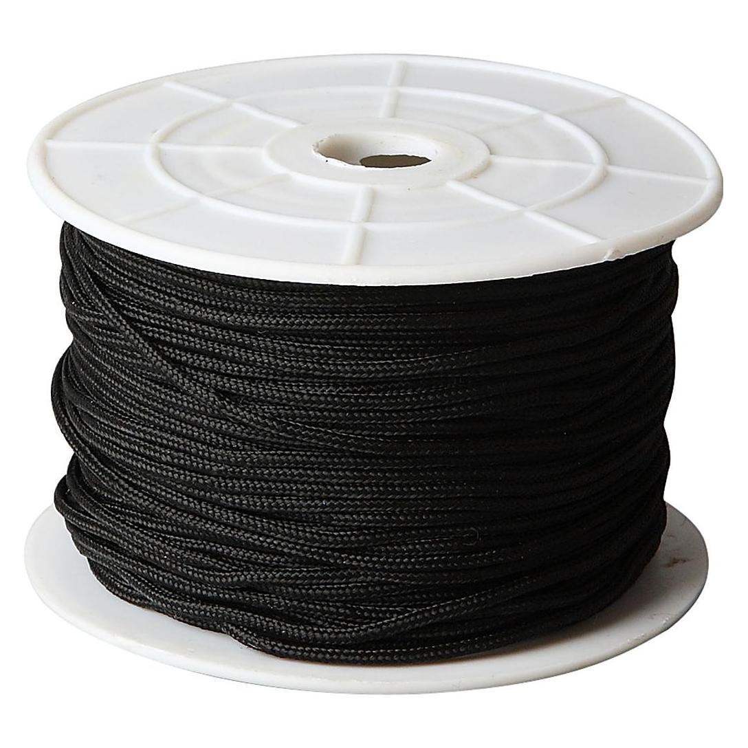 Creativ Company Polyesterschnur Schwarz 2 mm, 50 m (5707167169858)