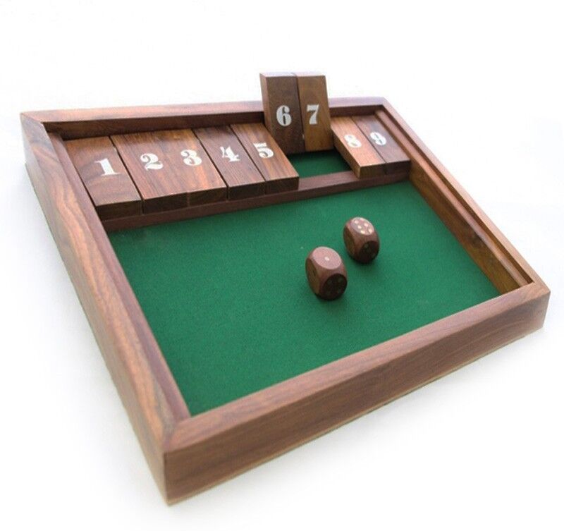 Loisirs Nouveaux Shut the box 9 - Finition vernis