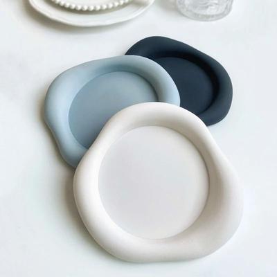Uplift Picks Cloud Shape Silicone Drink Coasters Heat Resistant Non Slip Cup Mat blue