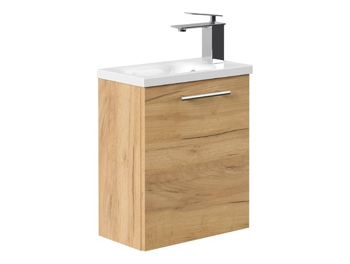Lave mains invité Pieni 40 x 49 x 22cm Bois/Imitation chêne