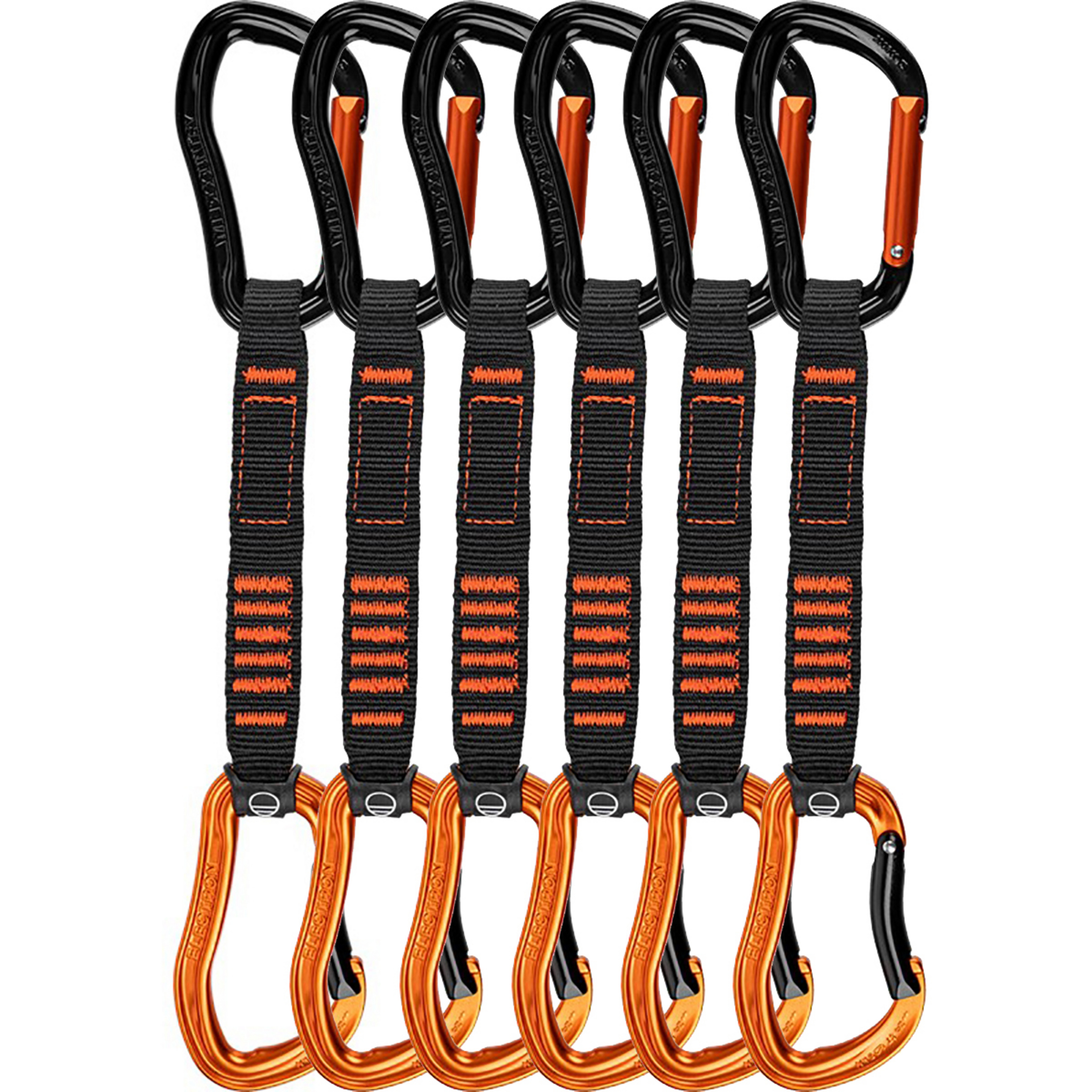 Wild Country Electron Sport Draw Express Set 6er Pack Express-Sets orange Größe 12CM Sportklettern