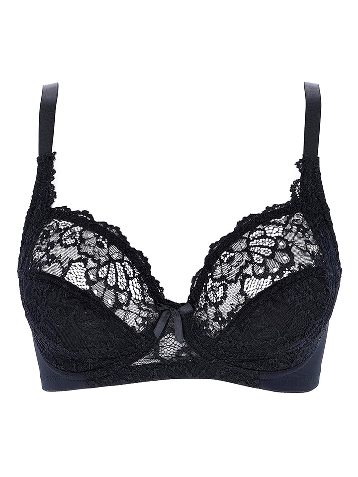 COTONELLA Bügel-BH in Schwarz - 90C